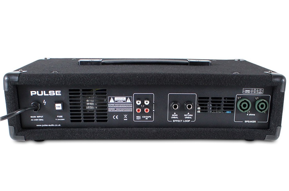 Pulse PMH200 4 Channel 200w (peak) Powered Mixer Amplifier Portogram